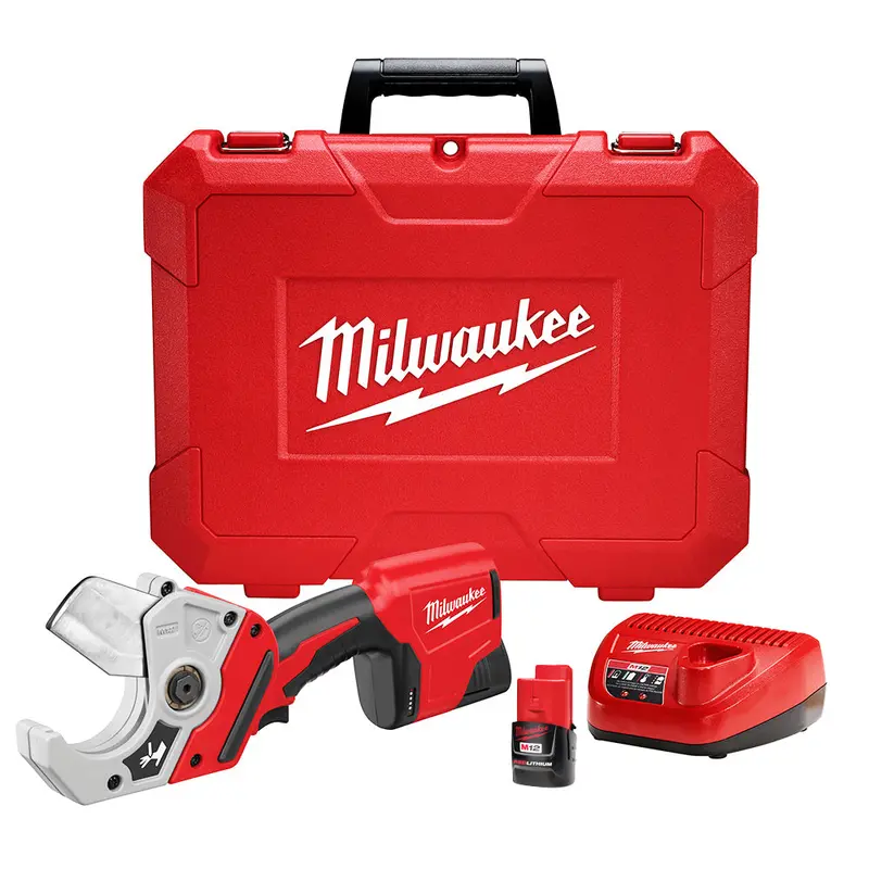Milwaukee 2470-21 M12 12V Plastic Pipe Shear Kit 1