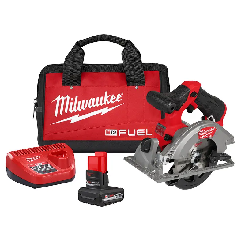 Milwaukee 2521-21Ho M12 Fuel 12V 5-3/8" Cordless Circular Saw Kit 1