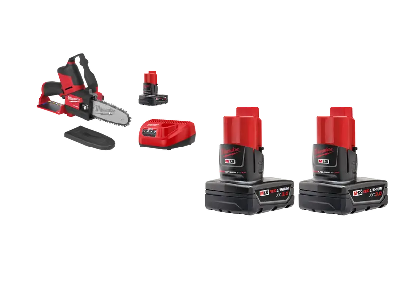 Milwaukee 2527-21X3 M12 Fuel 12V 6” Pruning Saw Kit W/ 2 - M12 3Ah Batteries 1