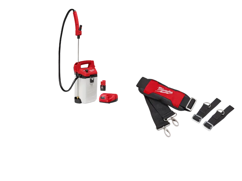 Milwaukee 2528-21G2s M12 12V 2 Gallon Handheld Sprayer Kit W/ Strap 1