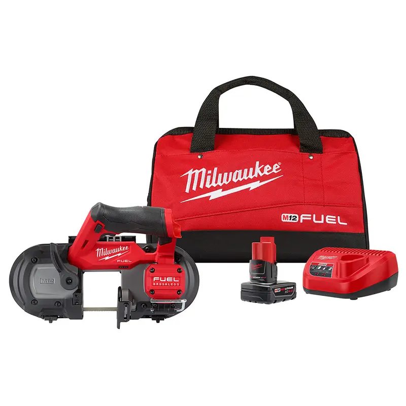 Milwaukee 2529-21Xc M12 Fuel 12V Cordless Li-Ion Brushless Compact Band Saw Kit 1