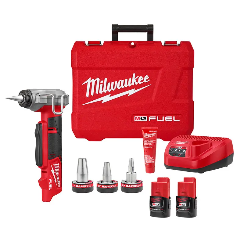 Milwaukee 2532-22 M12 Fuel 12V Propex Expander Kit W/Rapid Seal Expander Heads 1