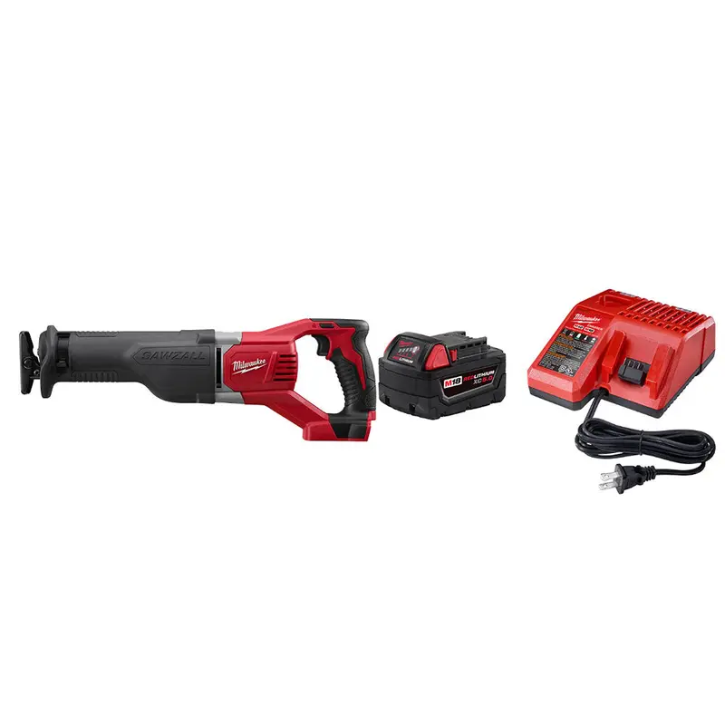 Milwaukee 2621-20Sk M18 18V Sawzall Reciprocating Saw W/ 5Ah Battery And Charger 1