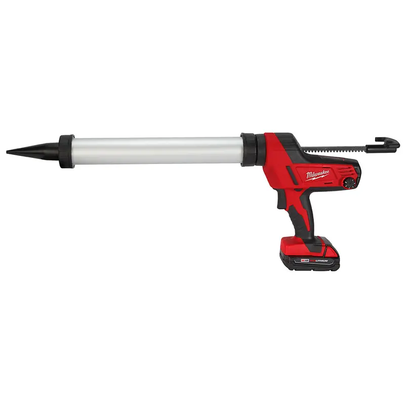 Milwaukee 2642-21Ct M18 18V 20-Oz Aluminum Caulk Adhesive Gun Kit 1