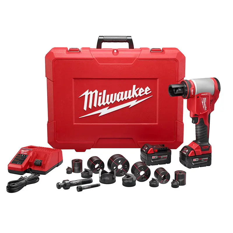 Milwaukee 2676-22 M18 18V Force Logic 10T Knockout Tool Kit W/ 1/2" -2" Capacity 1