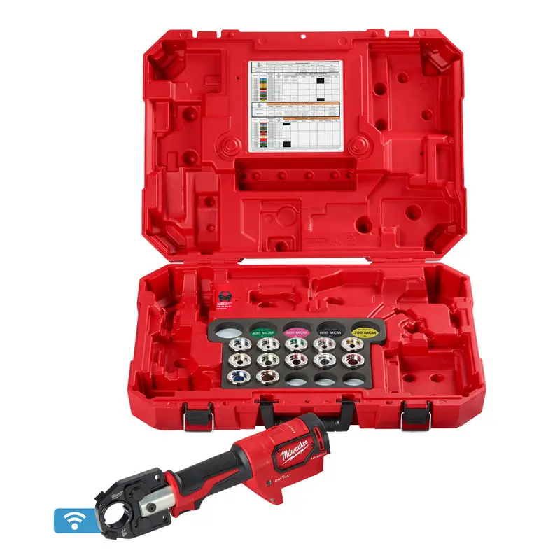 Milwaukee 2679-350Al M18 18V Force Logic 600 Mcm Cordless Li-Ion Crimper Kit 1