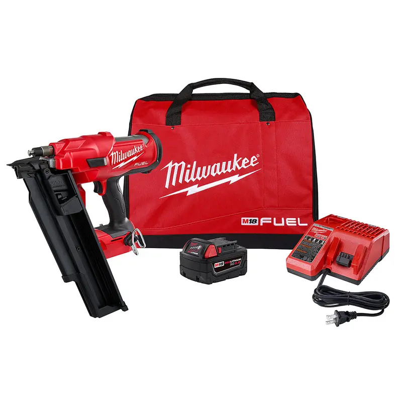 Milwaukee 2744-21 M18 Fuel 18V 21 Degree Framing Nailer 5.0 Ah Kit 1