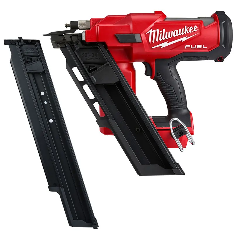 Milwaukee 2745-20Em M18 Fuel 18V 30 Degree Framing Nailer W/ Ext Capacity Mag 1