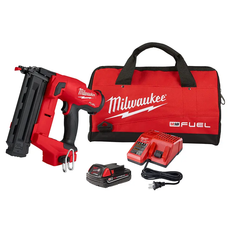Milwaukee 2746-21Ct M18 Fuel 18V 18 Gauge Brad Nailer Kit 1