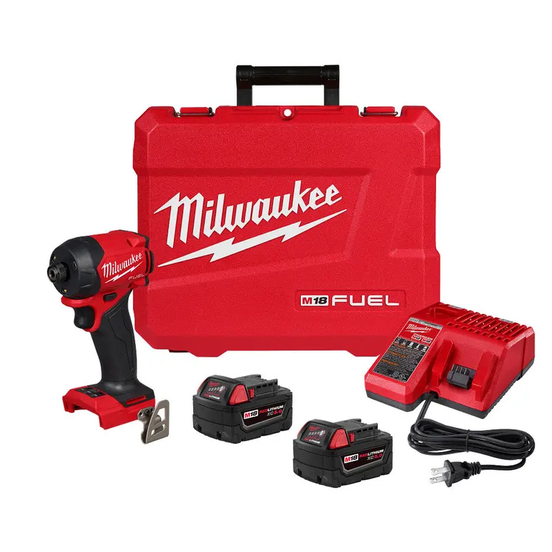 Milwaukee 2761-22 M18 Fuel Surge 18V 1/4" Cordless Hex Hydraulic Driver Kit 1