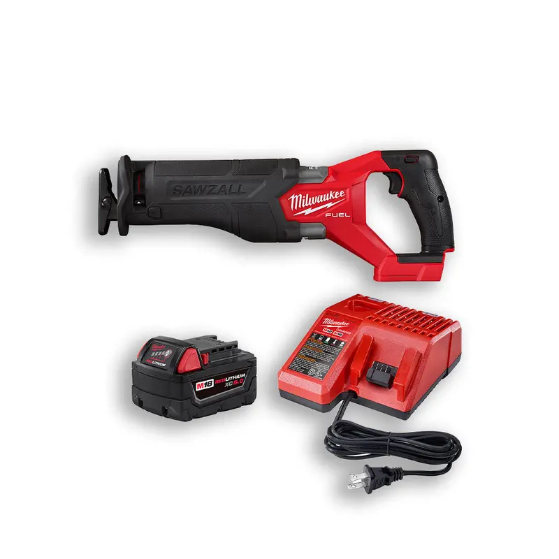 Milwaukee 2821-20Sk5 M18 Fuel 18V Sawzall Recip Saw W/ Battery And Charger 1
