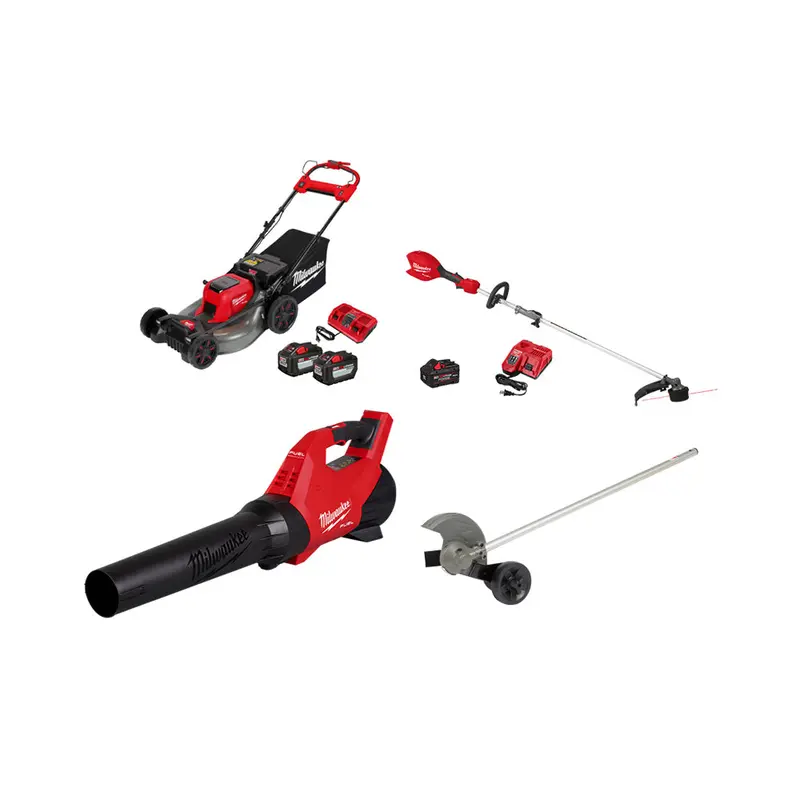 Milwaukee 2823-22Stbe M18 Fuel 21" Mower W/ Trimmer/Blower And Edger Attachment 1