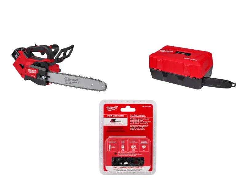 Milwaukee 2826-21Tcc M18 Fuel 18V 14" Top Handle Chainsaw W/ Case, Extra Chain 1