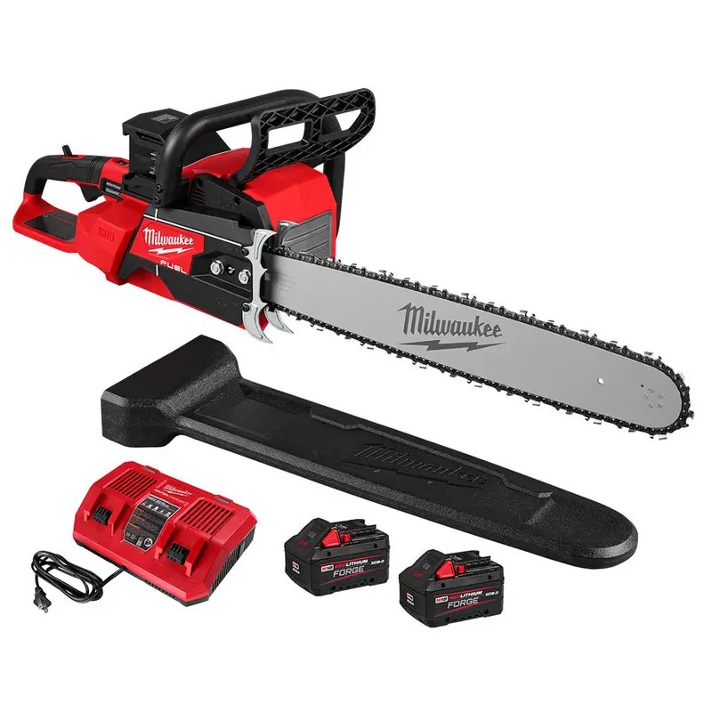 Milwaukee 2827-22 M18 Fuel 18V 20" Dual Battery Chainsaw Kit 1