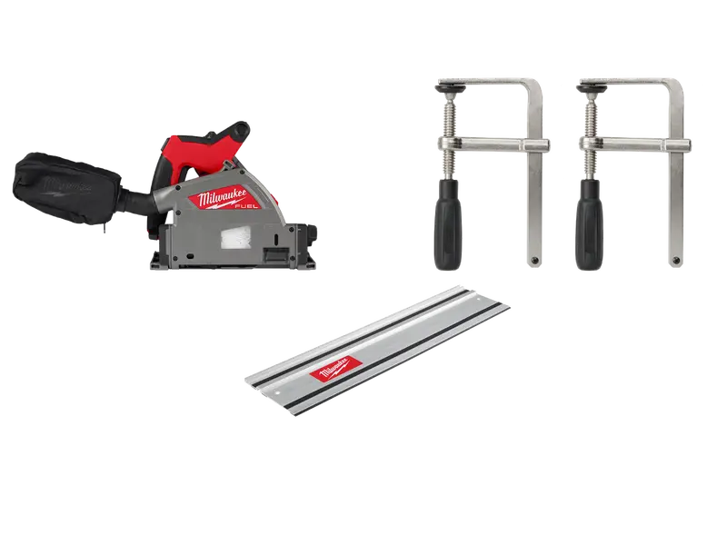 Milwaukee 2831-20X31 M18 Fuel 18V 6-1/2" Plunge Track Saw W/ Clamp And 31" Track 1
