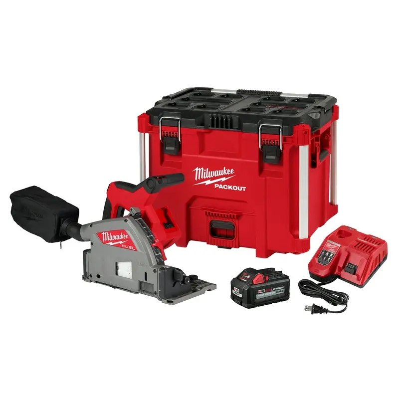 Milwaukee 2831-21 M18 Fuel 18V 6-1/2" Cordless Li-Ion Plunge Track Saw Kit 1