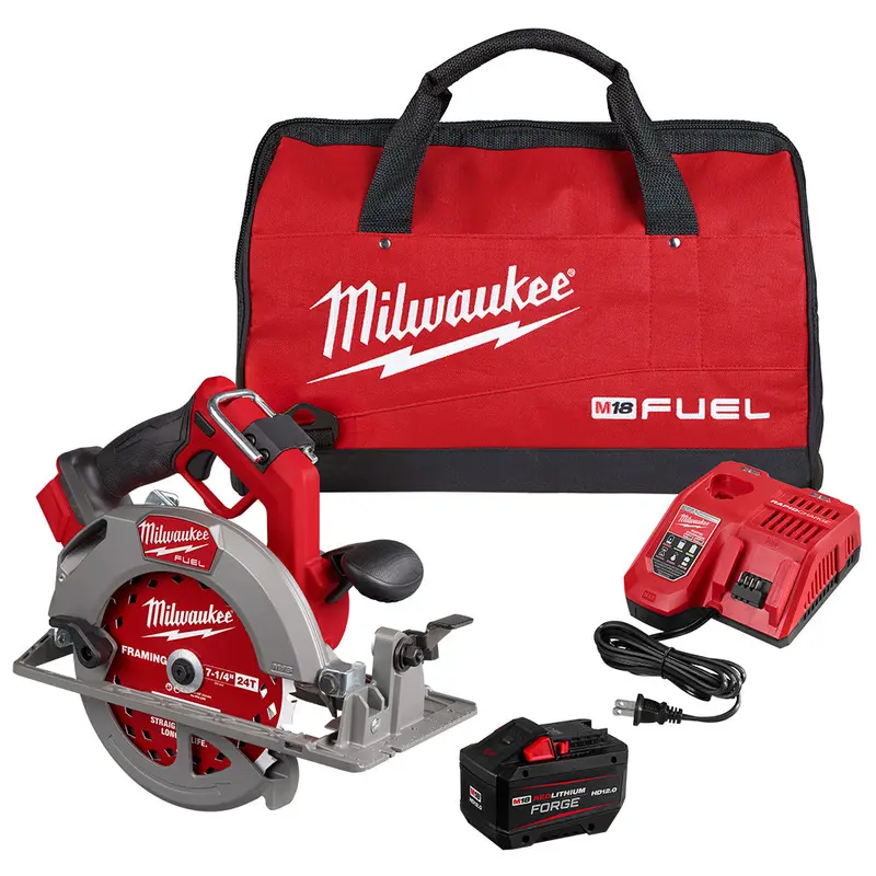 Milwaukee 2834-21Hd M18 Fuel 18V 7-1/4" Cordless Lithium-Ion Circular Saw Kit 1
