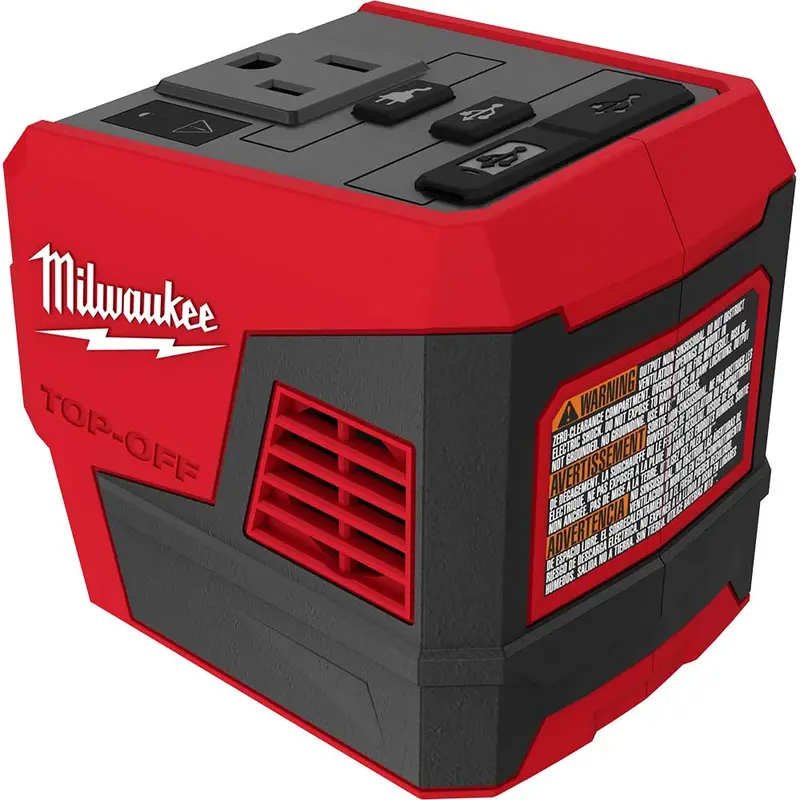 Milwaukee 2846-20 M18 18V 175W Top-Off Li-Ion Compact Inverter Power Supply 1