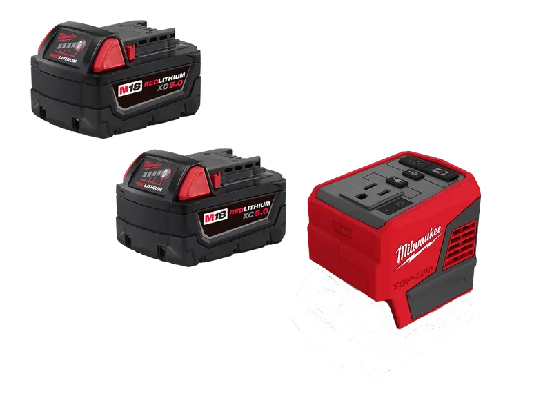 Milwaukee 2846-20Bt5 M18 Top Off Power Supply W/ Xc5.0 Capacity Battery - 2 Pk 1