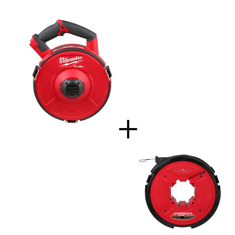 Milwaukee 2873-20S240 M18 Fuel 18V Angler Pulling Fish Tape W/ 240' X 1/8" Steel 1