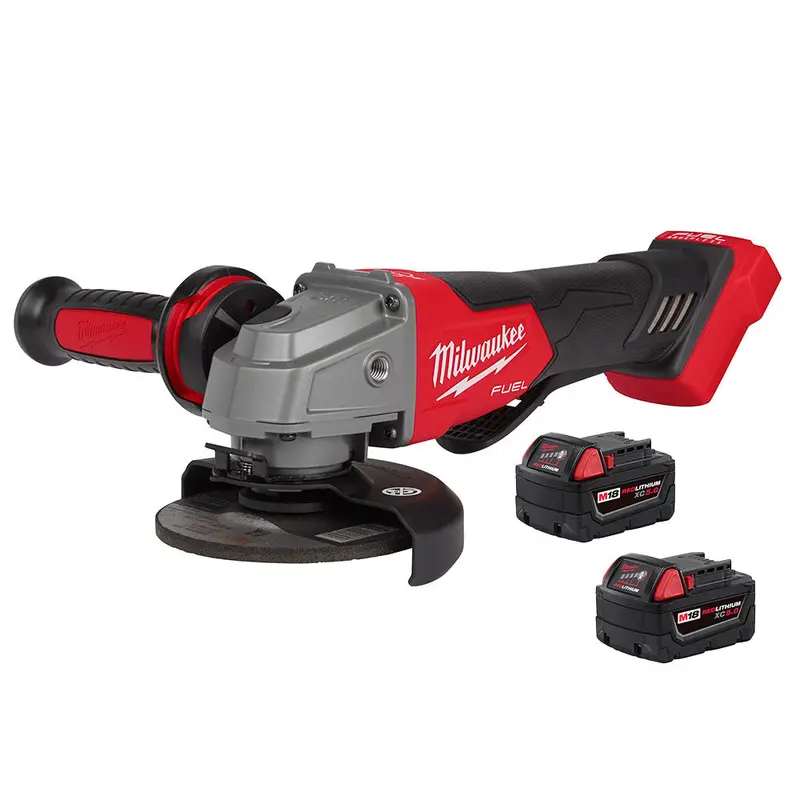Milwaukee 2880-20 M18 18V Cordless Angle Grinder + 48-11-1852 Battery - 2 Pk 1