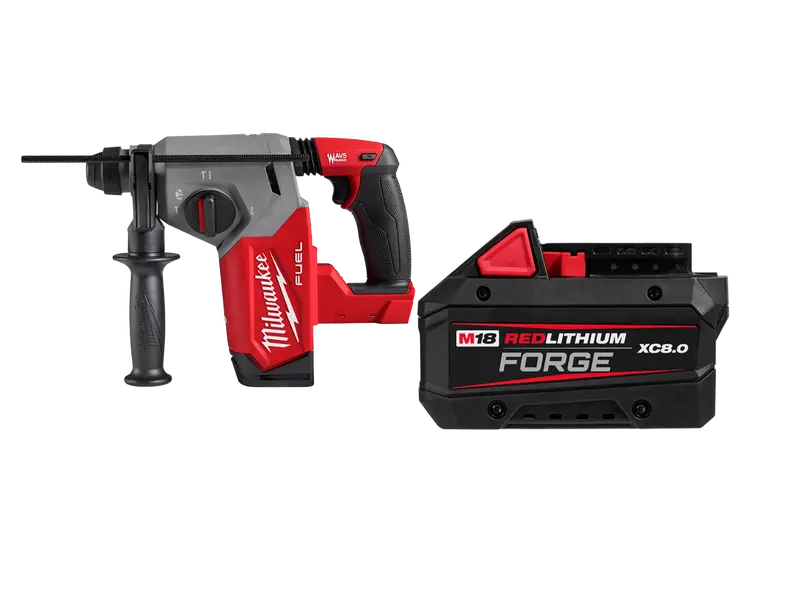 Milwaukee 2912-20B8f M18 Fuel 18V 1" Sds Plus Rotary Hammer W/ 8Ah Forge Battery 1