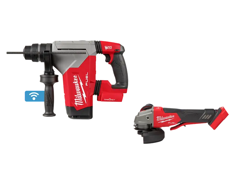 Milwaukee 2915-20Gr M18 Fuel 18V 1-1/8" Sds Plus Rotary Hammer W/ Grinder 1