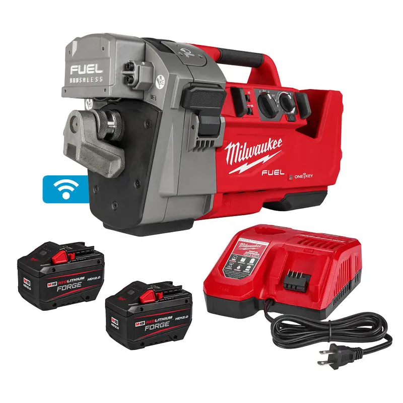 Milwaukee 2928-22 M18 Fuel 18V Ringer Roll Groover For 2" Â€“ 6" Sch 10/40 1