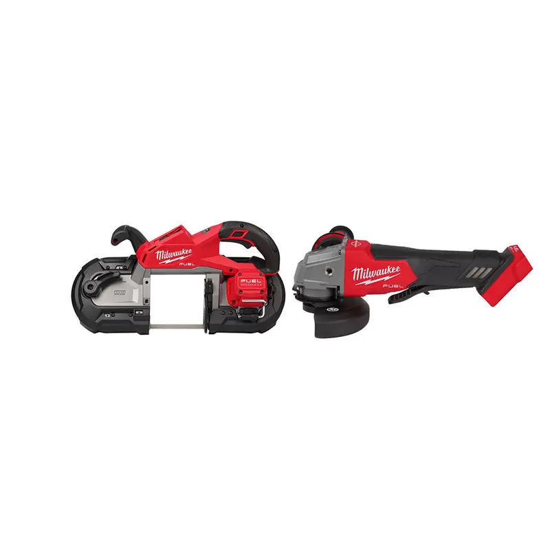 Milwaukee 2929-20Gr M18 Fuel 18V Deep Cut Bandsaw W/ M18 Cordless Grinder 1