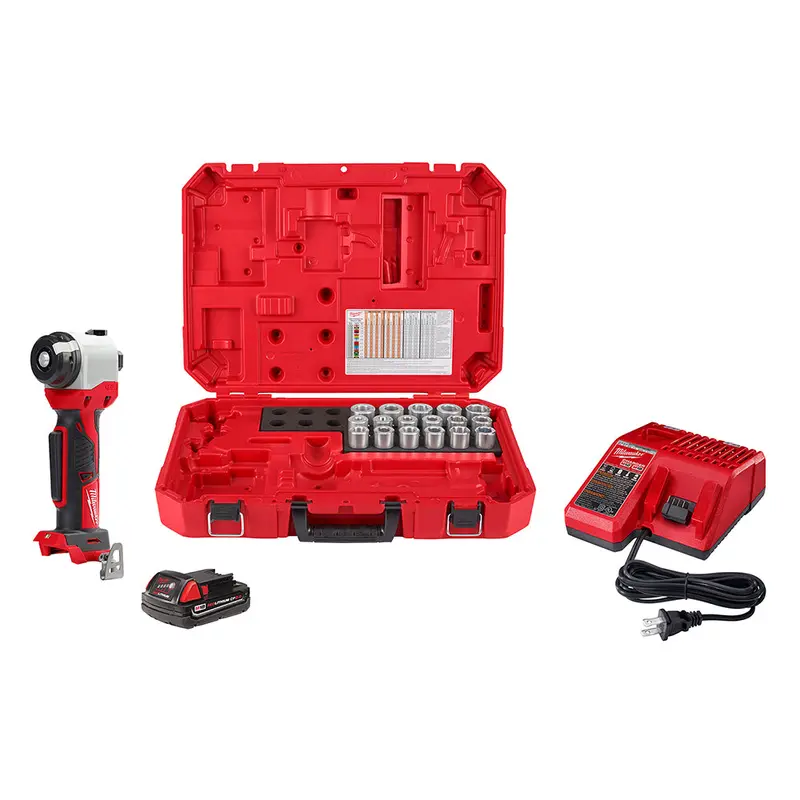 Milwaukee 2935Cu-21S M18 18V Cable Stripper Kit W/ 17 Cu Thhn / Xhhw Bushings 1