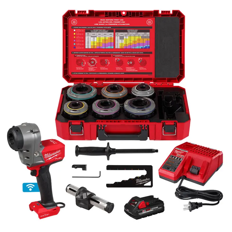 Milwaukee 2937-21 M18 Fuel 18V Covered Cable Stripper Kit Adjustable Bushings 1