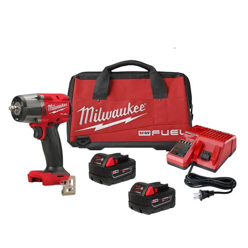Milwaukee 2960-22R M18 Fuel 18V 3/8" Mid-Torque Impact Wrench W/ Ring Kit 3