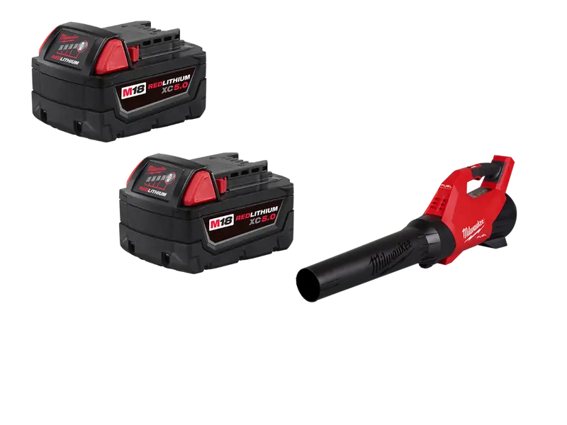 Milwaukee 3017-20B5 M18 Fuel 18V Cordless Blower W/ 2 - 5Ah Batteries 1