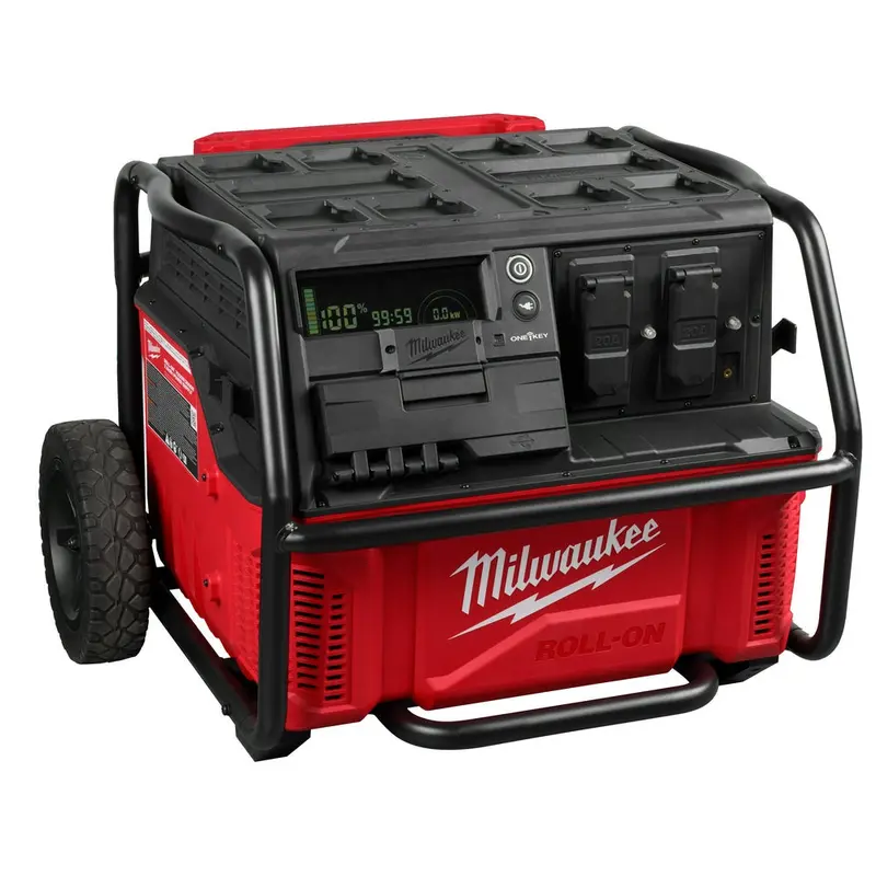 Milwaukee 3300R Roll-On Packout 7200W/3600W 2.5Kwh Battery Station Power Supply 1