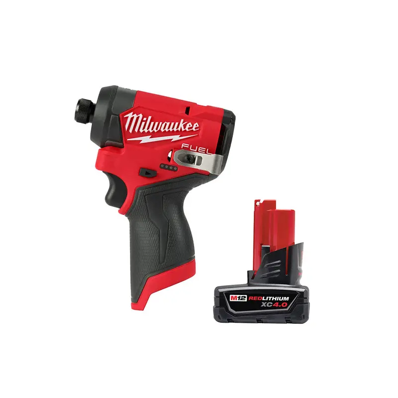 Milwaukee 3453-20Xc M12 Fuel 12V Impact Driver W/ 4.0 Ah Extended Battery 1