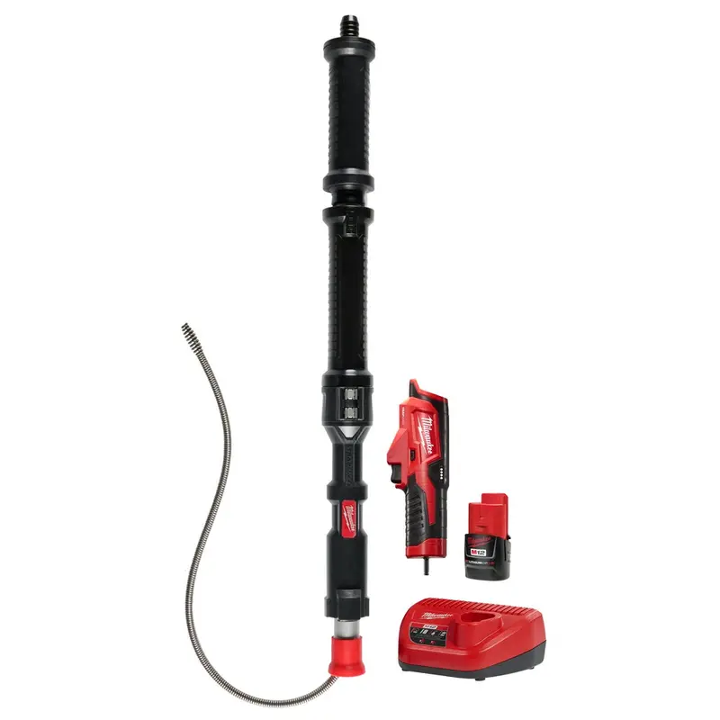 Milwaukee 3574-21 M12 12V Trapsnake 4' Lithium-Ion Brushed Urinal Auger 1