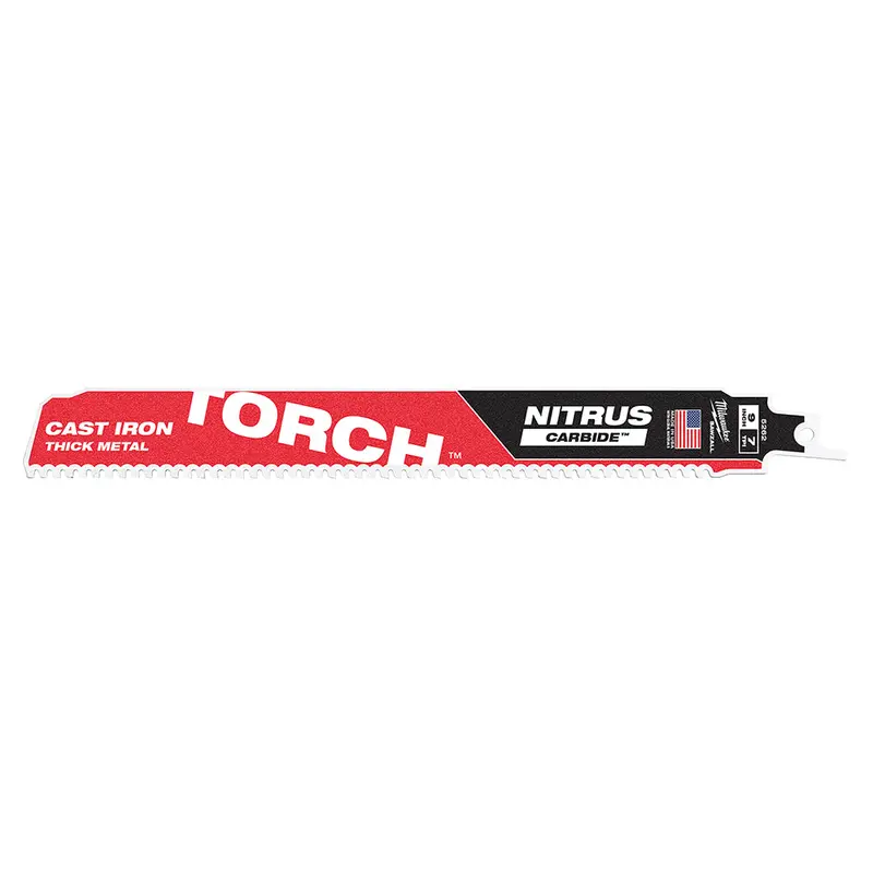 Milwaukee 48-00-5262 9" 7Tpi The Torch For Cast Iron W/ Nitrus Carbide - 1 Pk 1