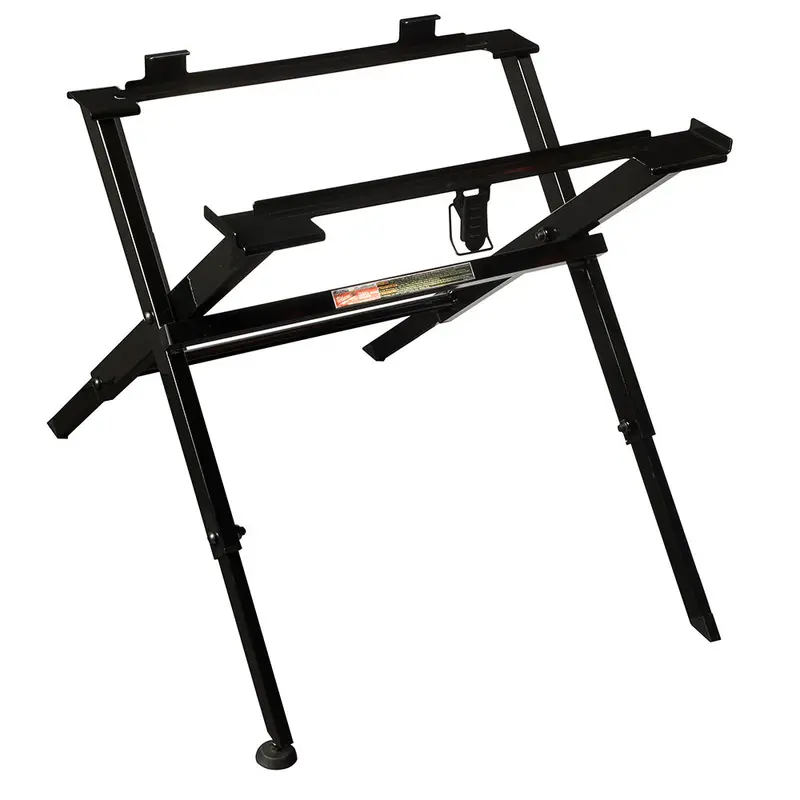 Milwaukee 48-08-0561 Black Heavy Duty Steel Compact Folding Table Saw Stand 1