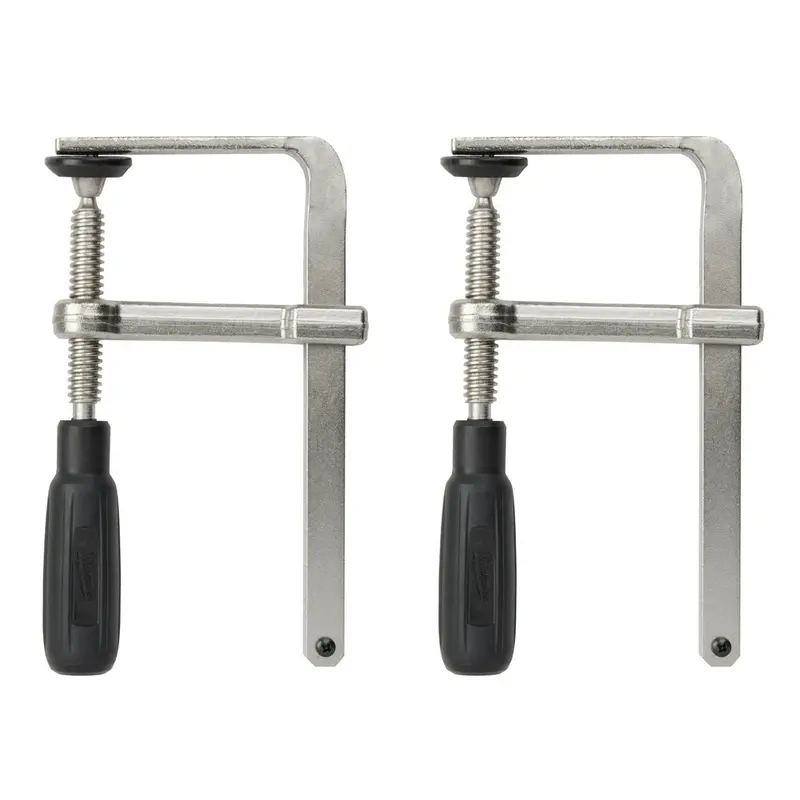 Milwaukee 48-08-0573 Track Saw Guide Rail Clamps W/ Rubber Overmold 1