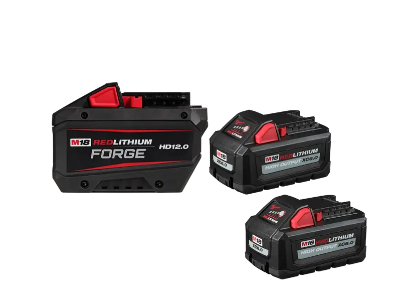 Milwaukee 48-11-1813X6 M18 Redlithium Forge Hd12.0 And 6.0-Amp Battery Bundle 1