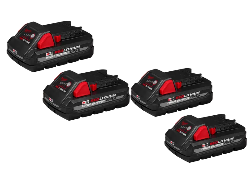 Milwaukee 48-11-1837X2 M18 Redlithium High Output Cp3.0 Battery - 4 Pk 1