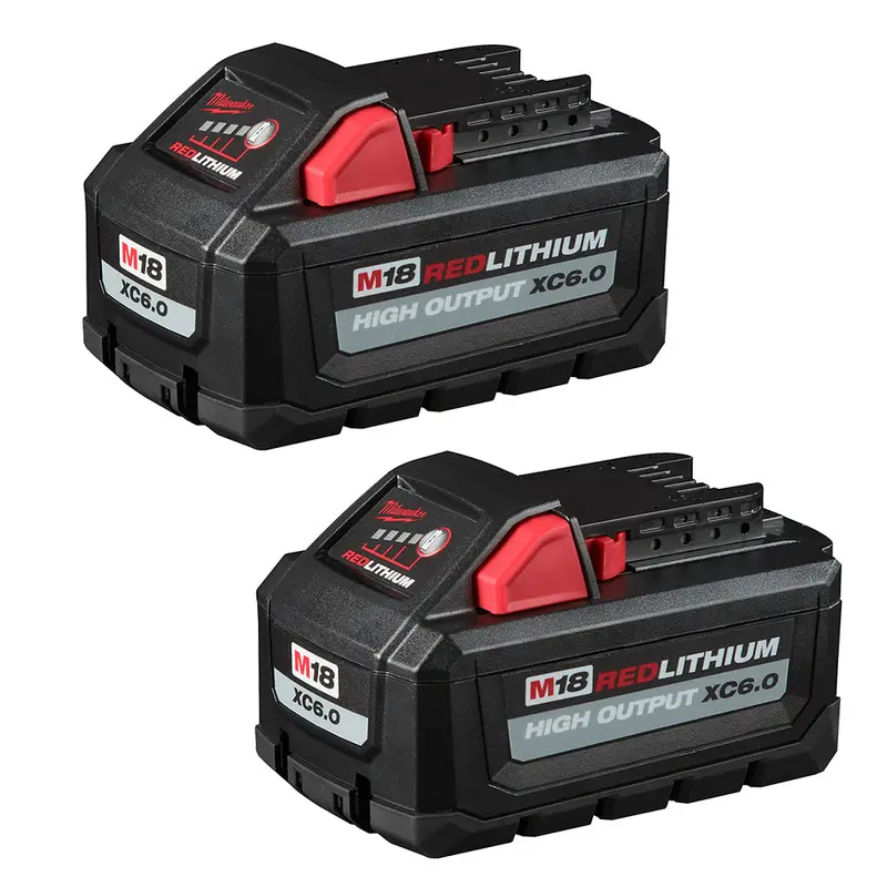 Milwaukee 48-11-1862 M18 Fuel 18V 6.0-Amp Li-Ion High Output Battery Pack - 2Pk 1