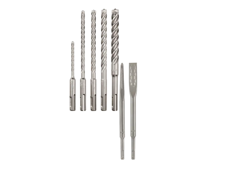 Milwaukee 48-20-7498-B Sds Plus 4 Cutter Mx4 Bit W/ Chisel Bundle Kit - 5 Pc 1