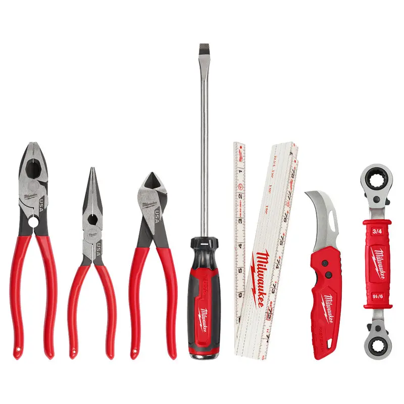 Milwaukee 48-22-0143 Power Utility Hand Tool Set For Construction Projects - 7Pc 1