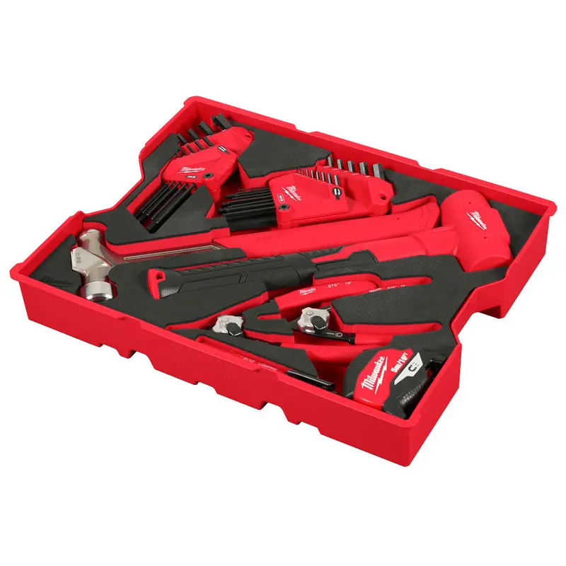 Milwaukee 48-22-0161 Hex Key/Hammer Tool Set W/ Packout Storage Drawers - 28Pc 1