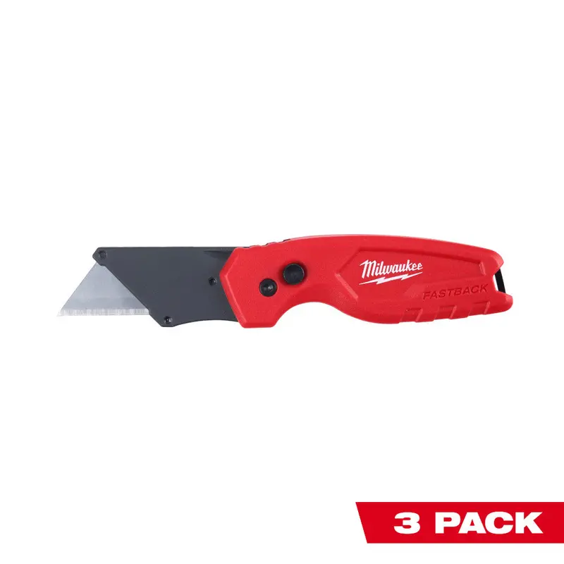 Milwaukee 48-22-1500Pa Fastback Compact Folding Utility Knife - 3 Pk 1
