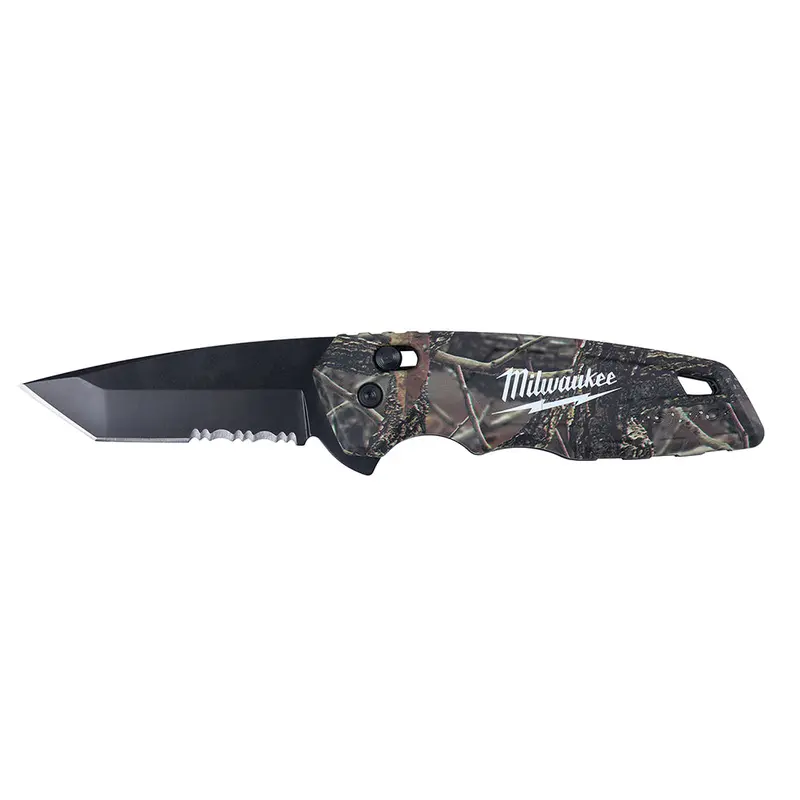 Milwaukee 48-22-1535 Fastback Stainless Steel Camo Spring Assisted Folding Knife 1