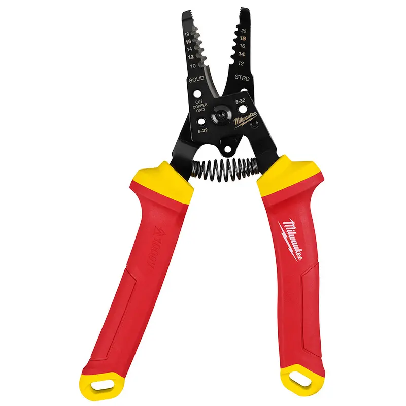 Milwaukee 48-22-2214 1000V Insulated 10-20 Awg Accurate Wire Stripper & Cutter 1