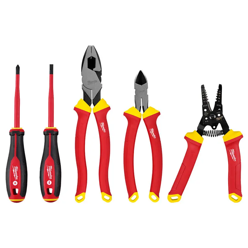 Milwaukee 48-22-2215 1000V Insulated Electricians Hand Tool Set - 5 Pc 1
