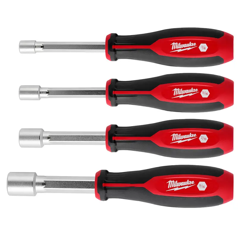 Milwaukee 48-22-2444 Sae Hollowcore Nut Driver Set - 4 Pc 1